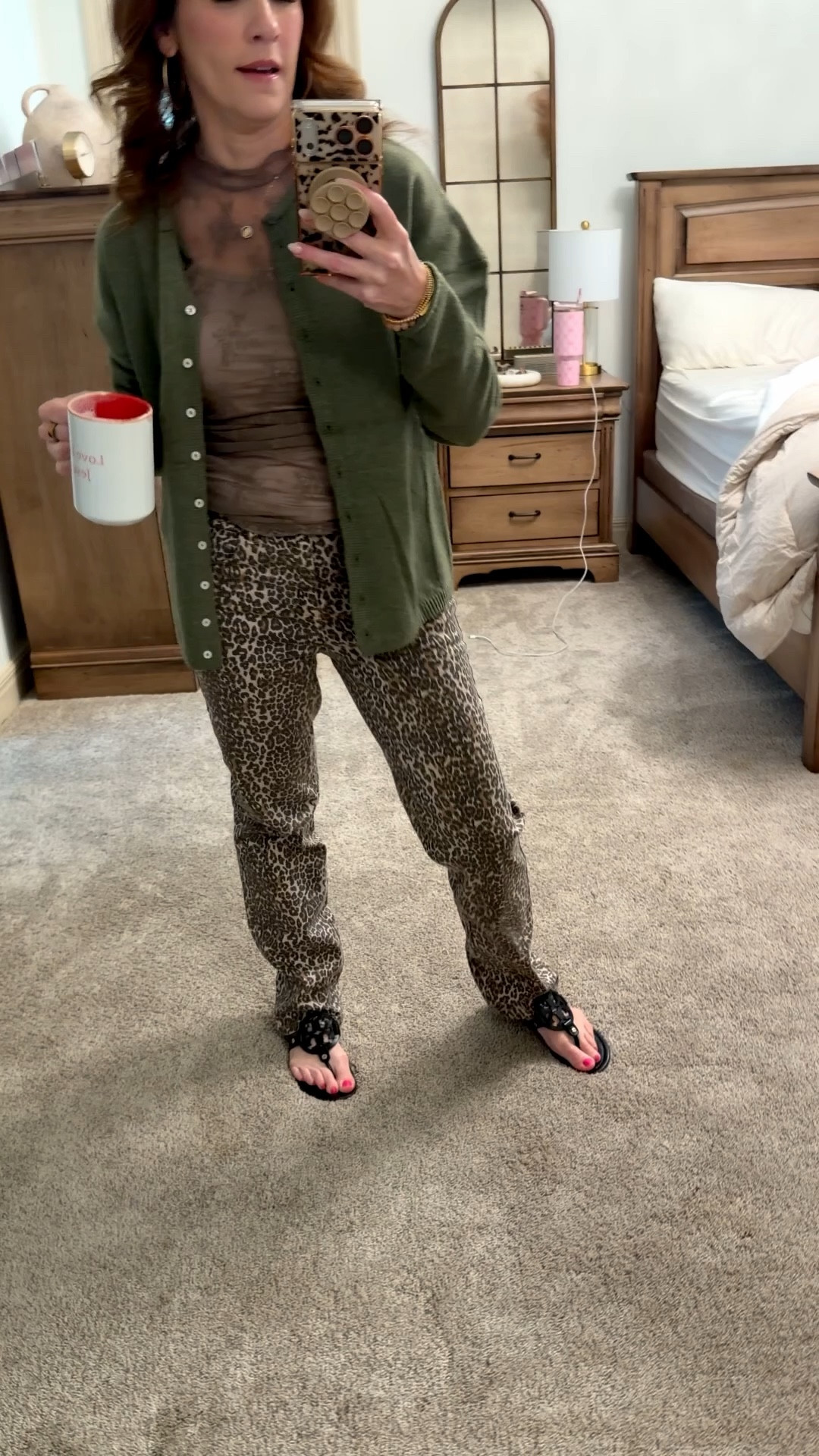 Love this look from @Maurices 

Leopard print straight jeans top is a lace mock tank and layered with an Amazon cardigan with Tory Burch Millers

#LTKdayinmylife #LTKPetite #LTKOver40