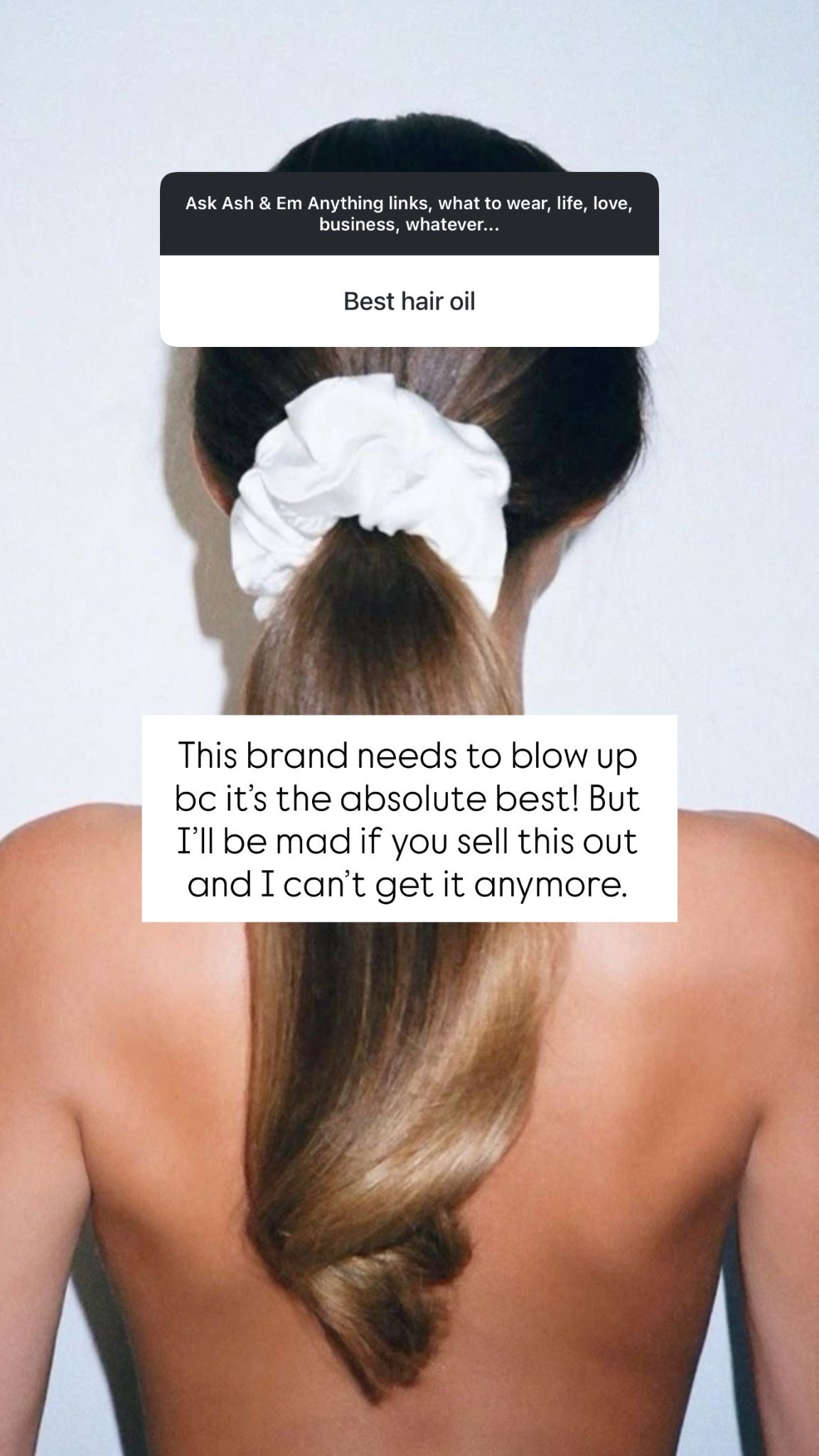 the absolute best hair oil 