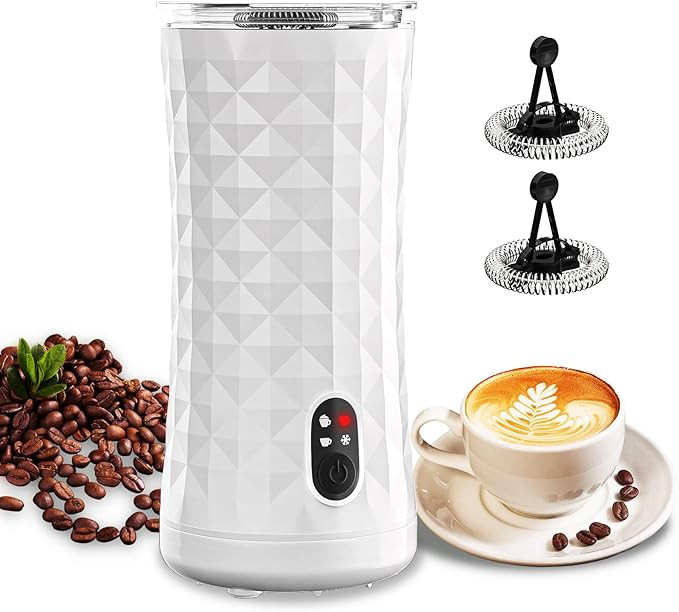 Milk Frother, 4 IN 1 Automatic Warm and Cold Milk Foamer, Auto Shut-Off and Silent Operation Milk... | Amazon (US)
