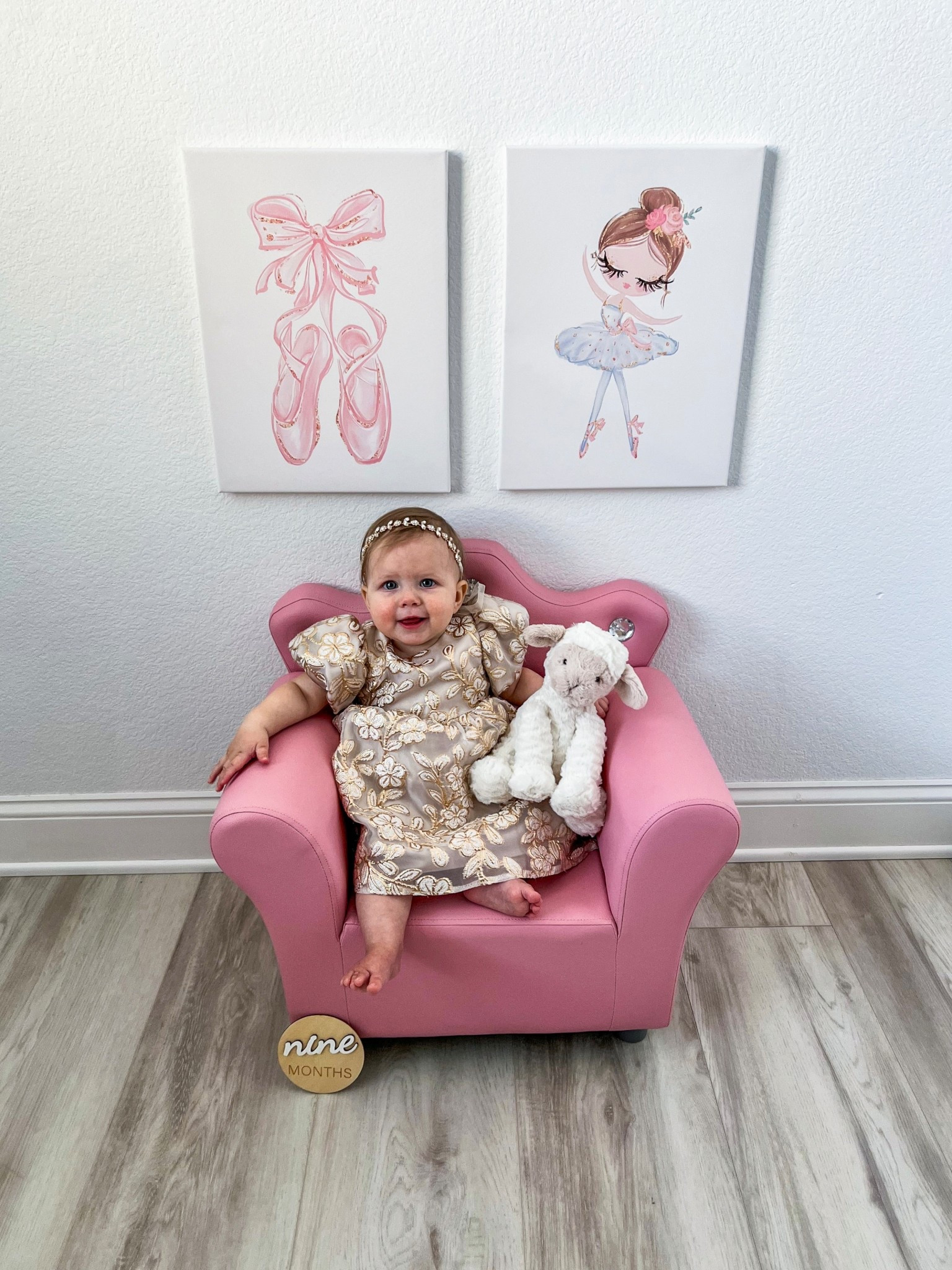 This adorable pink toddler chair is on major sale! Our baby girl’s monthly photos for 9 months old! We absolutely love the monthly photos we did of our baby girl in this beautiful pink chair with the monthly wooden circles and the ballet artwork! 

This baby dress and sparkly headband are gorgeous! 

Also, this lamb stuffed animal is so soft and cuddly.

baby photos, baby photo, monthly baby photos, monthly baby photoshoot, baby girl outfit, girl’s headband

#LTKFindsUnder100 #LTKKids #LTKBaby