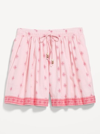 High-Waisted Drapey Skirt Short | Old Navy (US)