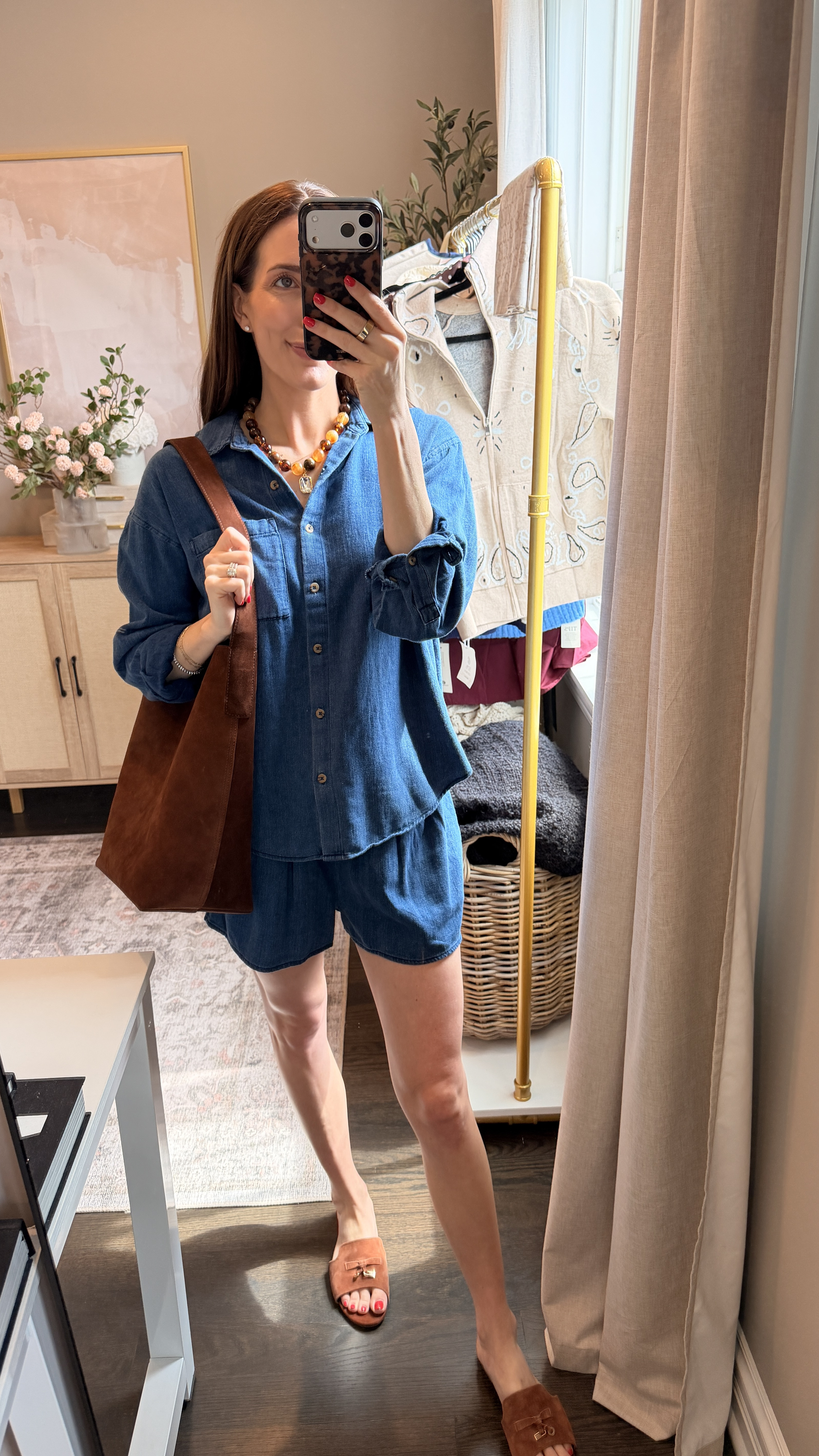 Easy postpartum outfit idea! I am 5'4.5 and wearing a size small in both. 😊 

 #LTKootd #LTKmomlife