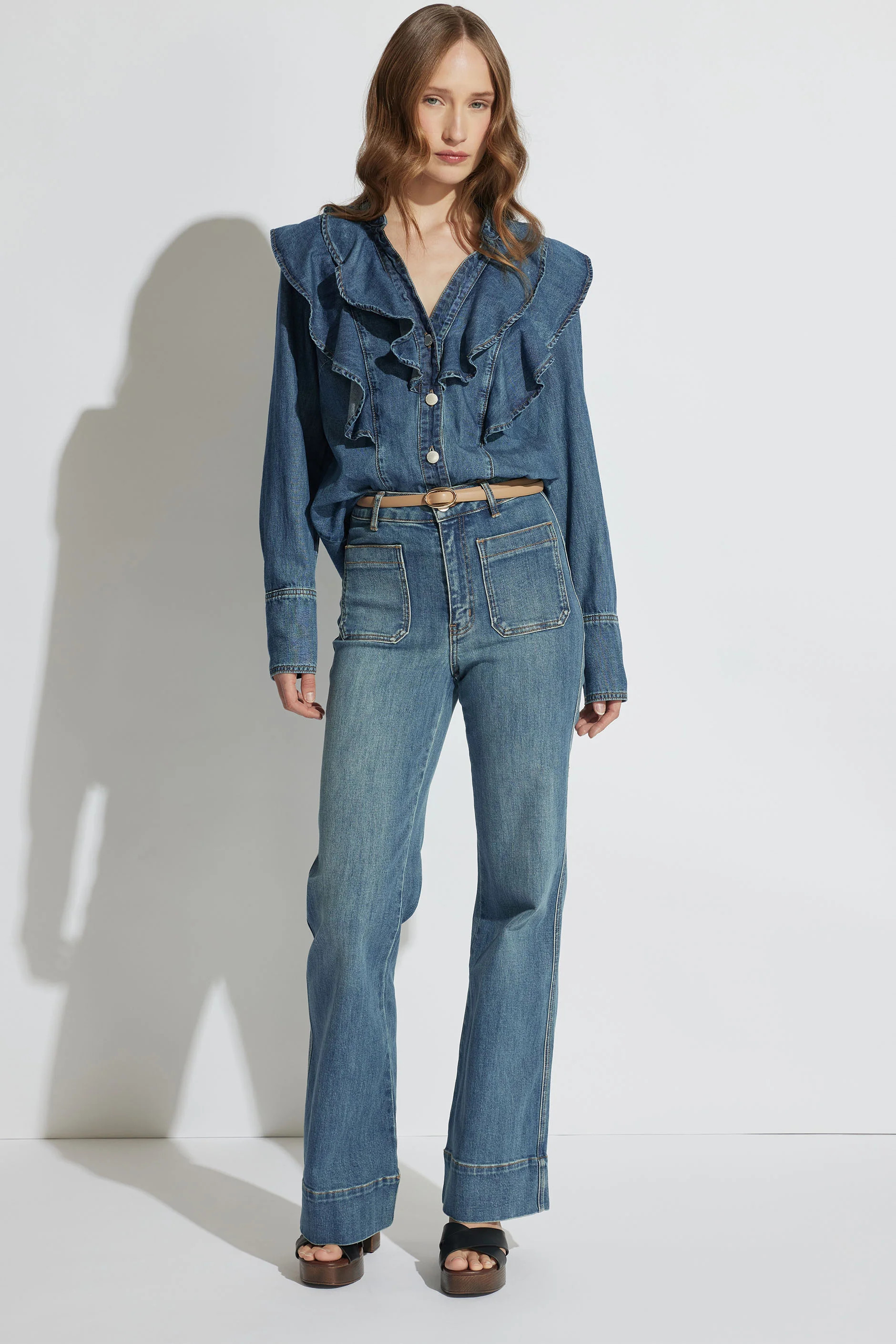 Tori Flare Jean - Arctic Blue | DECJUBA