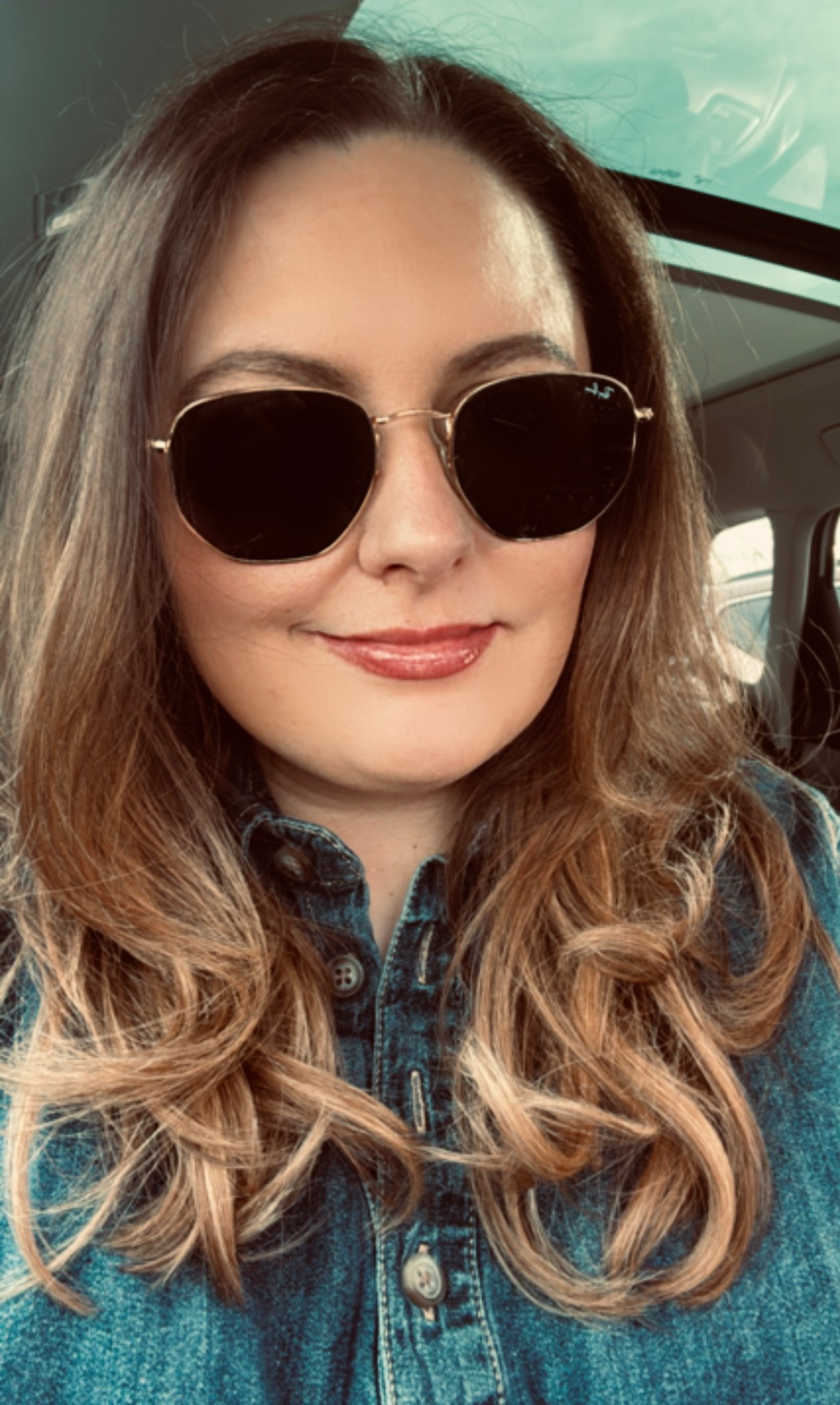 Sunday best 😎🩵 // Old Navy jean shirt dress, Ray-Ban black hexagon sunglasses 

#LTKSeasonal #LTKFindsUnder50 #LTKStyleTip