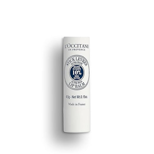 L'Occitane Ultra-Rich 10% Shea Butter Nourishing Lip Balm Stick: Moisturize Dry Lips, Twist Up, S... | Amazon (US)