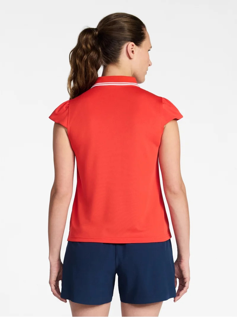 Avia Women's Golf Short Sleeve Polo, Sizes XS-XXXL | Walmart (US)