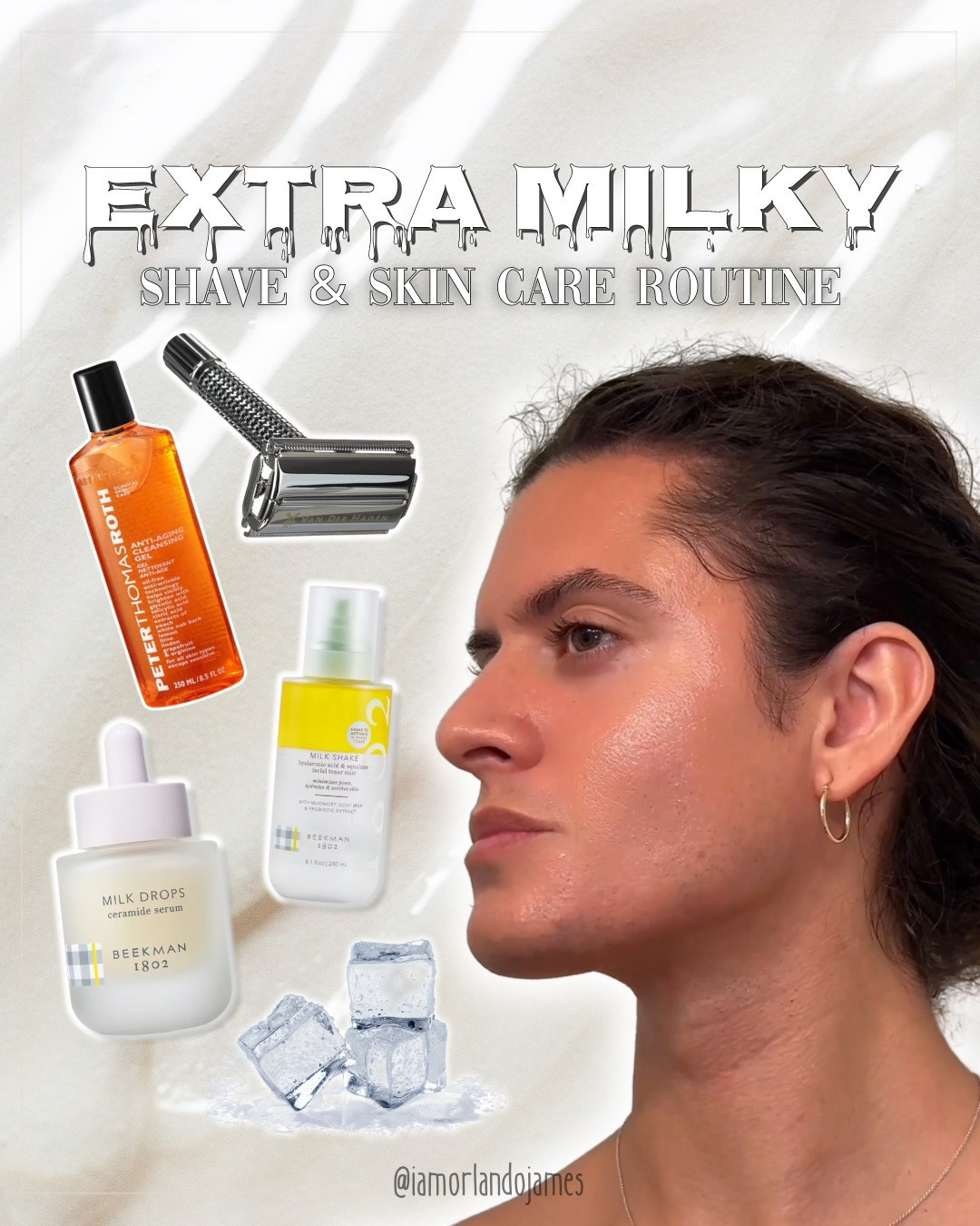 Extra milky 🥛
Full shave & skin care routine 

Products used:
▪️Van Der Hagen Traditional Razor
▪️Peter Thomas Roth Anti Aging Oil Free Cleansing Gel
▪️Nivea Sensitive Shave Gel
▪️Beekman 1802 Milk Drops Ceramide Serum
▪️Beekman 1802 Oh! Mega Milk Fermented Barrier Boosting Facial Oil
▪️Beekman 1802 Bloom Cream Moisturizer 
▪️Beekman 1802 Milk Shake Hyaluronic Acid & Squalene Facial Toner Mist

#shave #ulta #skin #skincare #men

#LTKVideo #LTKMens #LTKBeauty