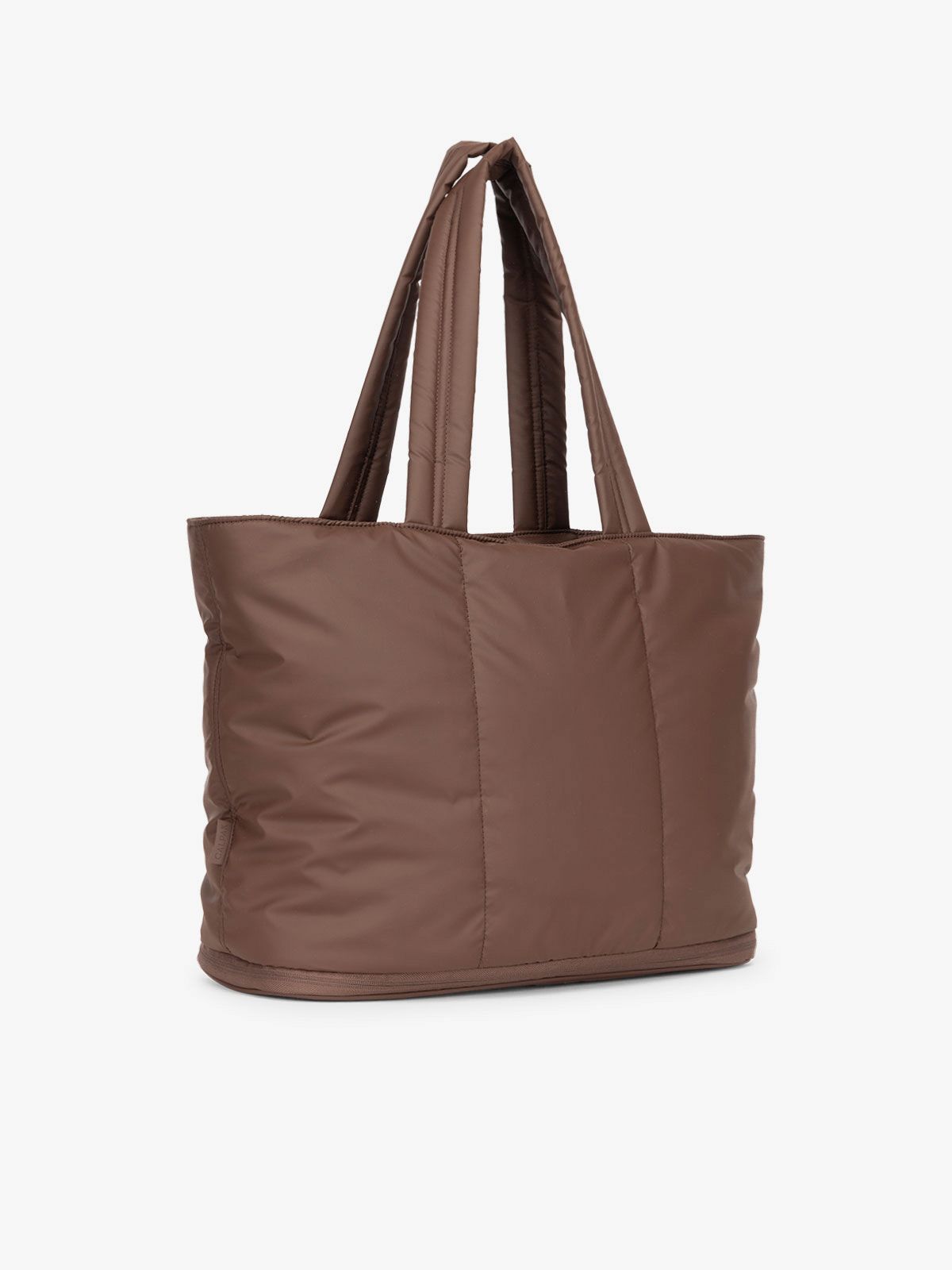 Luka Expandable Laptop Tote in Walnut | CALPAK Travel