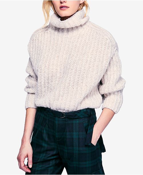 Fluffy Fox Turtleneck Sweater | Macys (US)