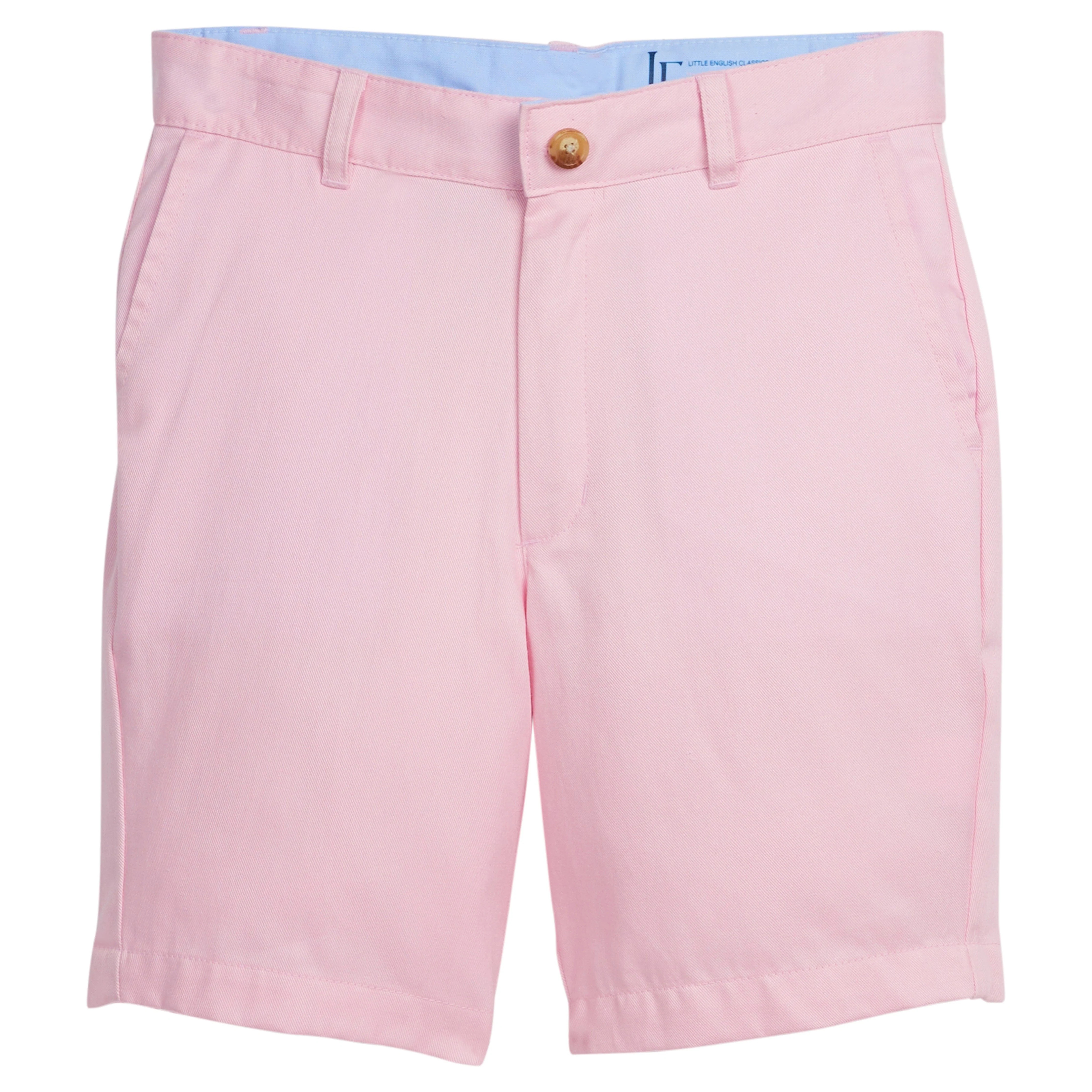 Boys Classic Shorts in Light Pink Twill | Little English