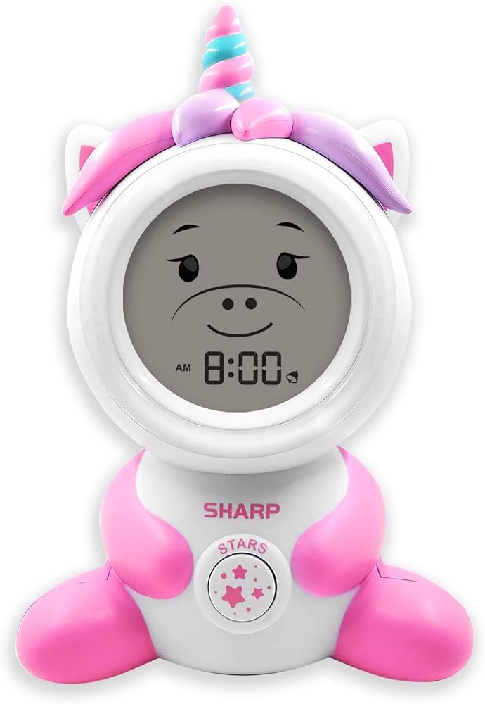 SHARP Ready to Wake Unicorn Sleep Trainer, Kid’s Alarm Clock for Ready to Rise, Ceiling Project... | Amazon (US)