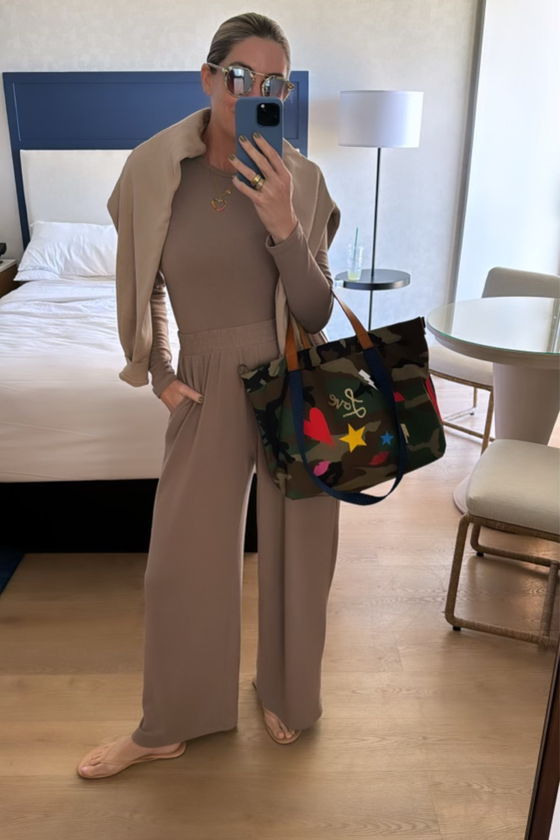 Vacation // OOTD 

Cooler Florida days call for comfy layers. Paired this Abercrombie set with my tried and true Tkees, Parker & Thatch canvas tote, and Krewe shades. 

#LTKSeasonal #LTKstyletip