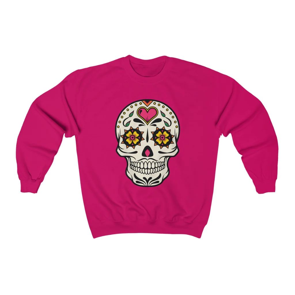 Sugar Skull Unisex Sweatshirt | Always Stylish Mama
