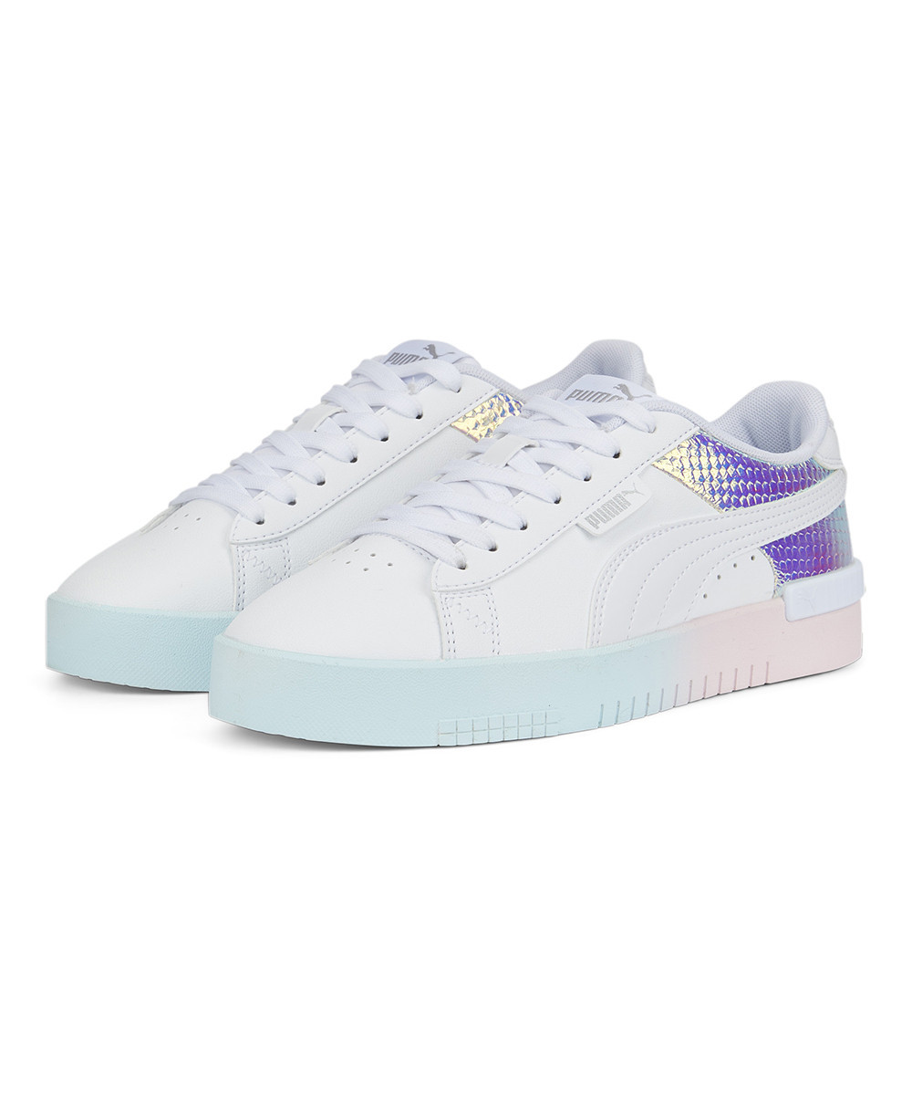 PUMA Women's Sneakers PUMA - Puma White Exotics Leather Jada Sneaker - Women | Zulily