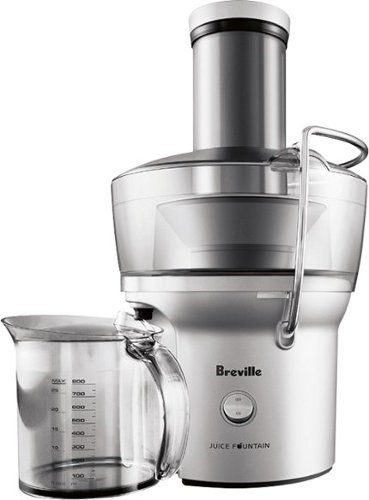 Breville - Juice Fountain Compact Electric Juicer - Silver | Best Buy U.S.