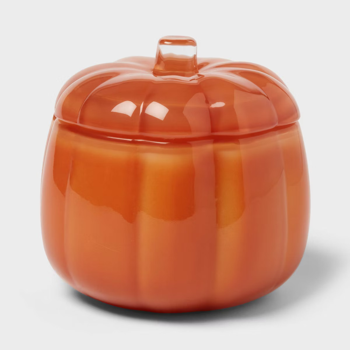 Lidded Glass Pumpkin Jar Candle - Threshold™ | Target