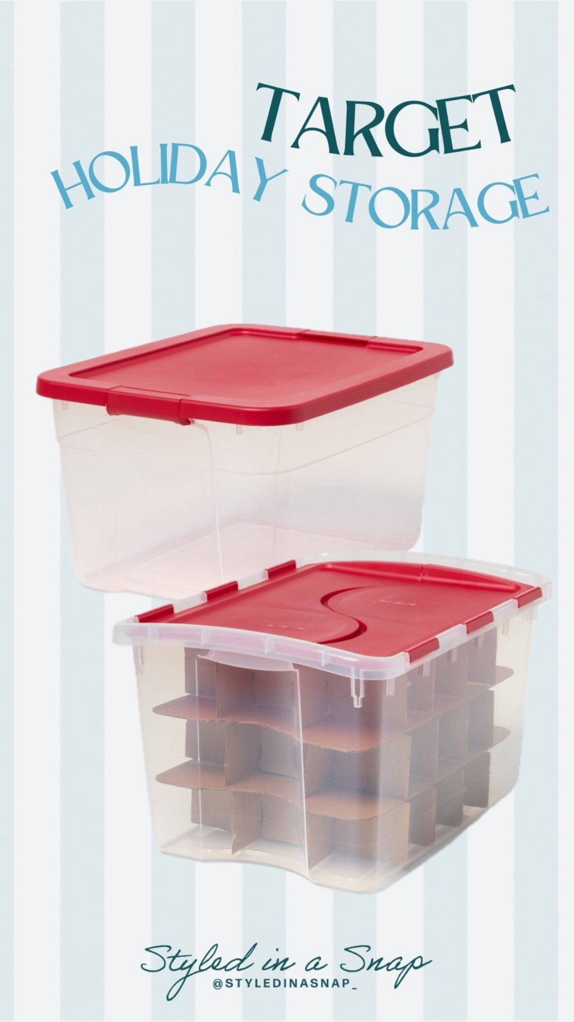 Target holiday storage on sale! 

#LTKSeasonal #LTKSaleAlert