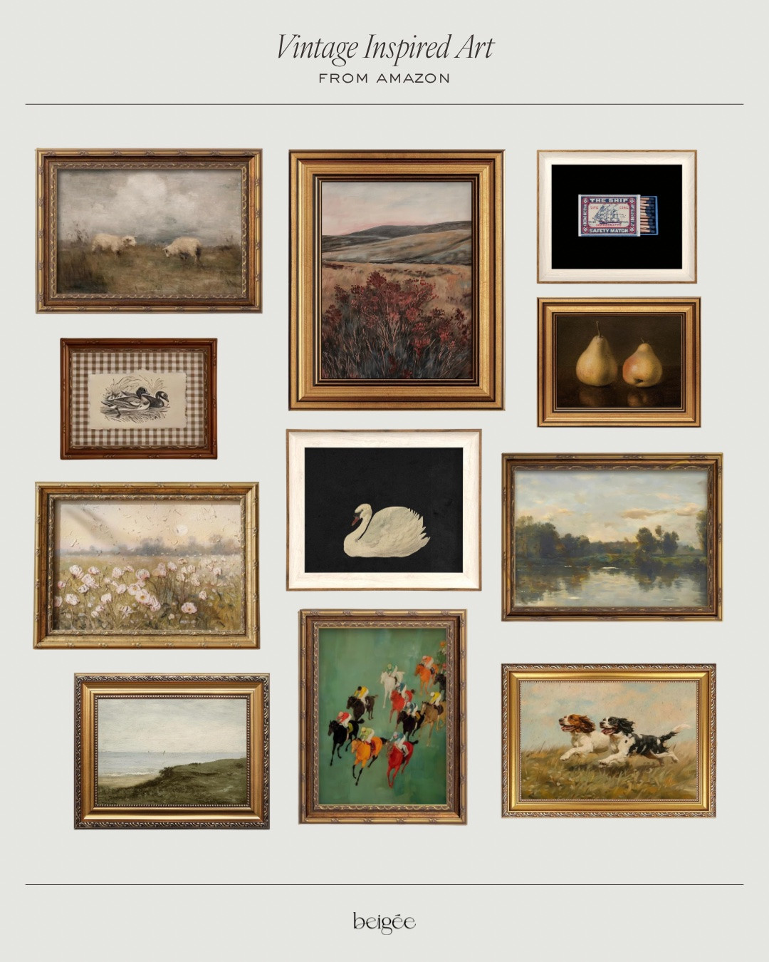 Antique inspired art from Amazon

#LTKHome