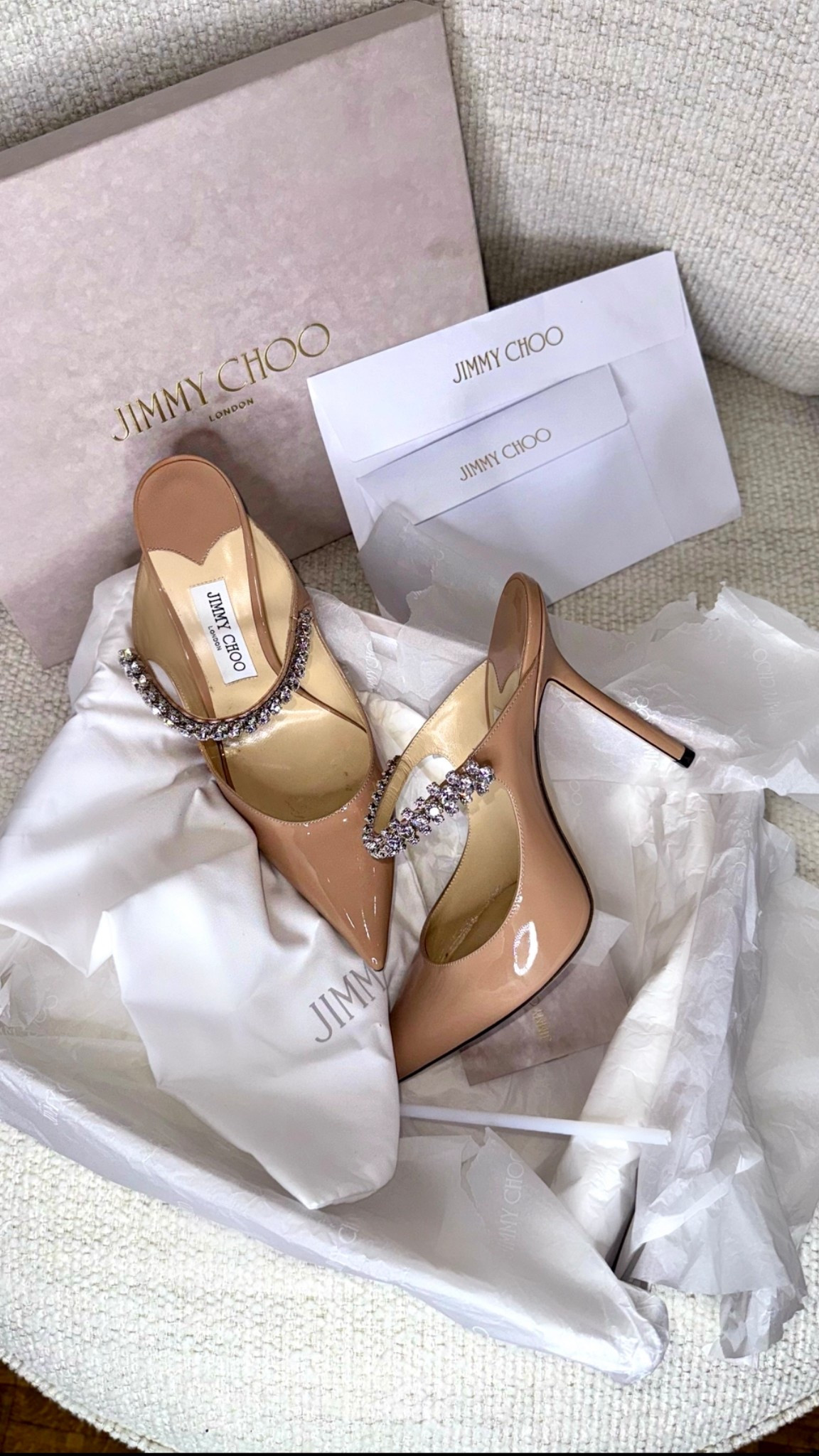 JIMMY CHOO MULES! LINKED THE AMAZON DUPE AS WELL!