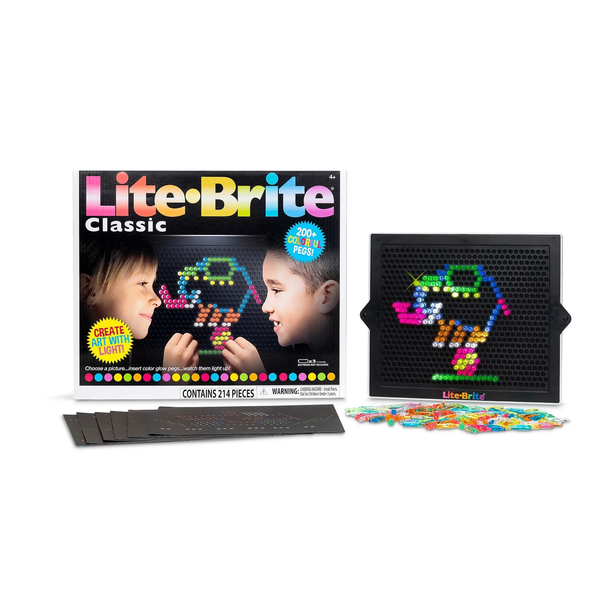 Lite-Brite Classic, Favorite Retro Toy - Create Art with Light, STEM, Educational Learning, Holid... | Walmart (US)