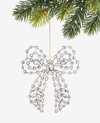 Jeweled Classics Gem Bow Ornament, Macy's Exclusive | Macy's