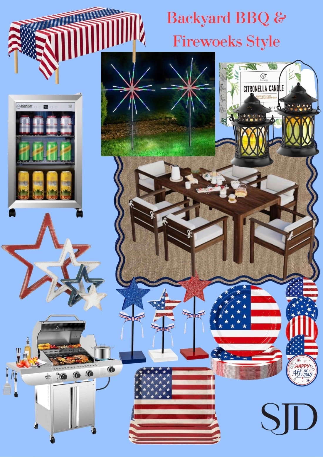 Celebrate summer and America’s 250th anniversary with our favorite outdoor entertaining finds. From outdoor dining and backyard BBQ essentials to fire pits, lighting, and hosting must-haves, these designer-approved selections will help you create unforgettable summer gatherings. #outdoorparty #summerentertaining #backyardstyle #USA250 #outdoorliving

#LTKHome #LTKSeasonal #LTKmomlife
