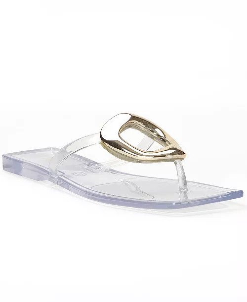 I.N.C. International Concepts Women's Yorlin Jelly Flat Sandals, Macy's Exclusive - Macy's | Macy's