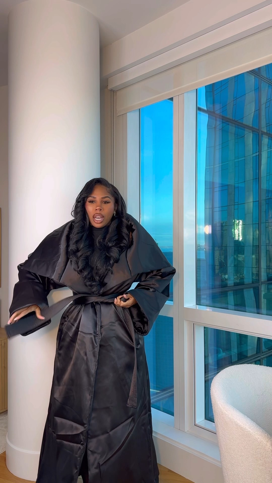 My black satin puffer  coat is still on Cyber Monday Sale for 30% off besties! so classy and clean 🖤


#LTKSaleAlert #LTKCyberWeek #LTKHoliday