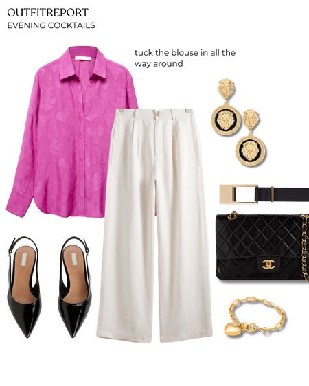 White trousers pink blouse sling backs summer spring outfits 

#LTKstyletip #LTKitbag #LTKshoecrush