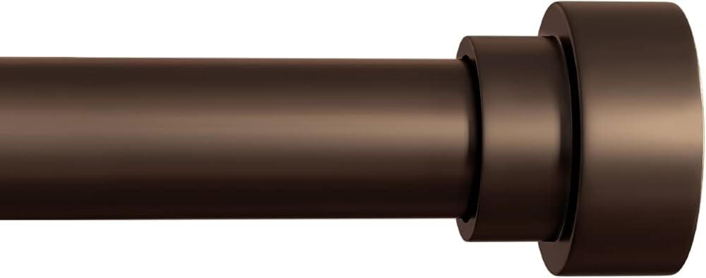 Time Forest Heavy Duty Curtain Rods for Windows 28 to 48 Inch,Modern Design,Bronze | Amazon (US)