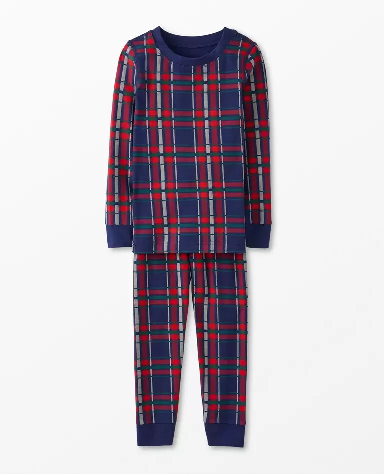 Kids Holiday Long John Pajama Set in HannaSoft™ | Hanna Andersson