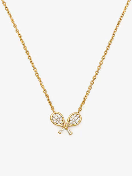 queen of the court tennis mini pendant | Kate Spade (US)