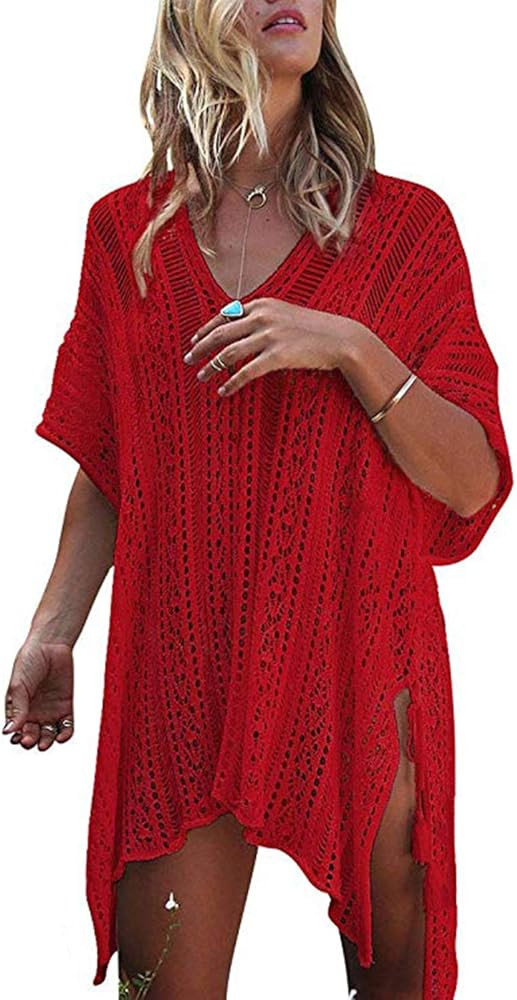 HARHAY Women's Summer Swimsuit Bikini 2023 Beach Swimwear Crochet Cover up | Amazon (US)