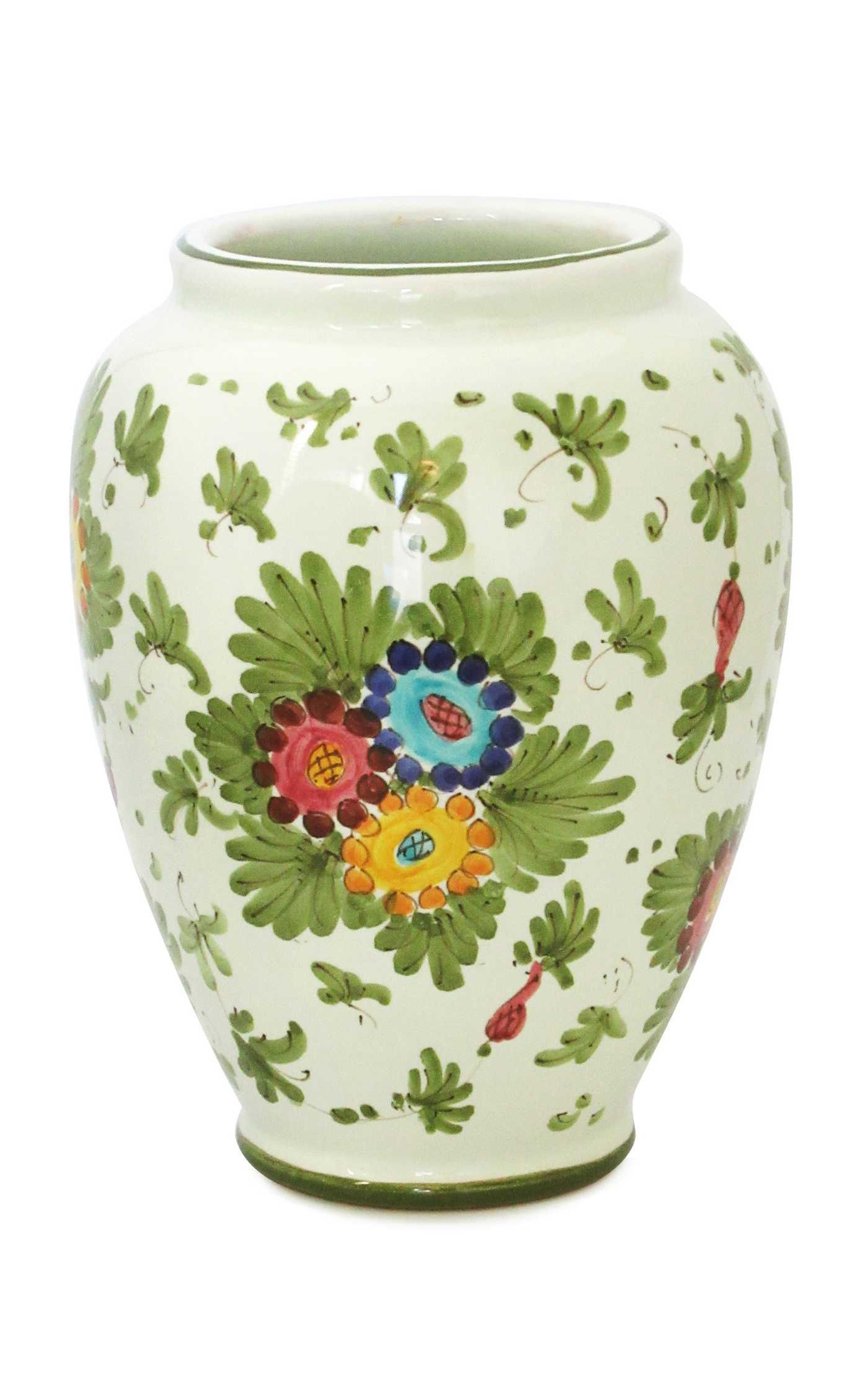 Set-Of-Two Painted Ceramic Vases | Moda Operandi (Global)
