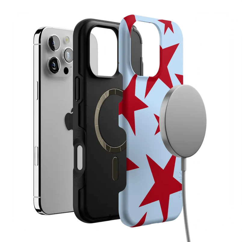 Stars Align   Blue & Red Stars Case | CASELY