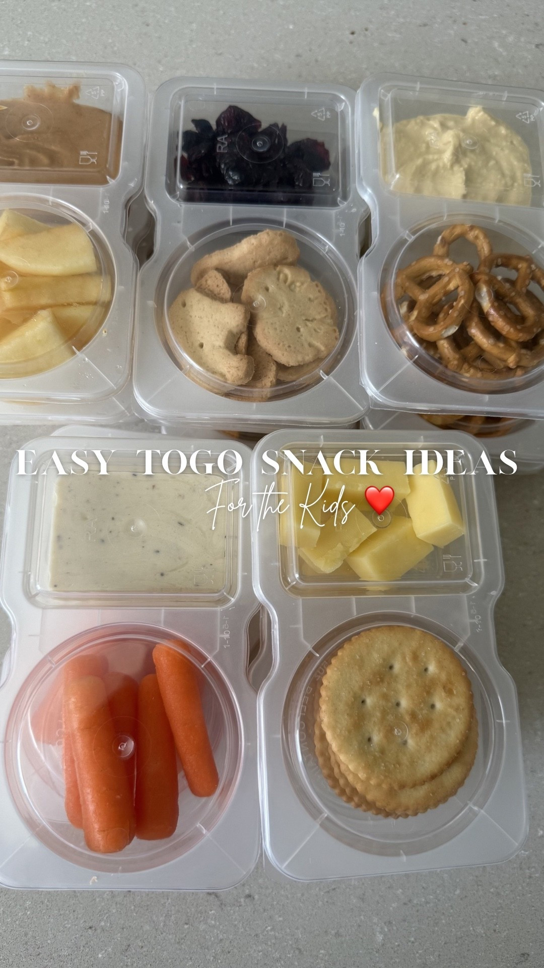 It’s all about the snacks! Life has us out and about a lot these days, so I’v been trying to bring some other snack options for the kids to be able to grab and go. These little containers from Amazon are perfect for that and they’re reusable. Great for school snack, after school sports or activities or plaground runs! I filled ours with Pretzels & hummus, apples & peanut butter, cheese & crackers, carrots & ranch, animal crackers & cranberries 

Amazon, snack containers, kids snack ideas, snacks togo, mom life, school lunch, school snack, after school snack

#LTKfoodie #LTKmomlife #LTKKids