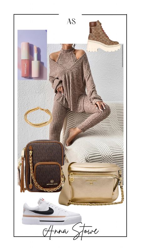 Travel outfit! #shein #nike #coach #michaelkors 

#LTKshoecrush #LTKitbag #LTKtravel