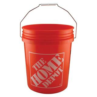 5 Gallon Orange Homer Bucket | The Home Depot