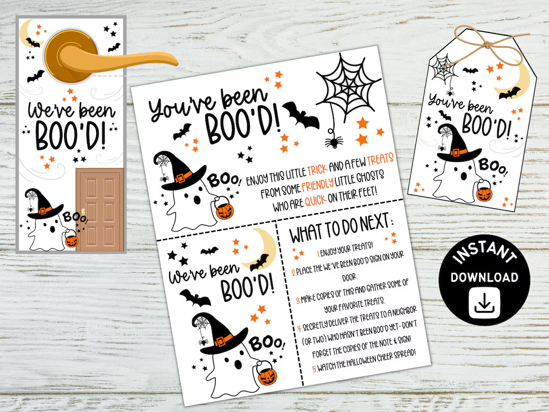 You've Been Boo'd Printable Halloween Kit You've - Etsy | Etsy (US)