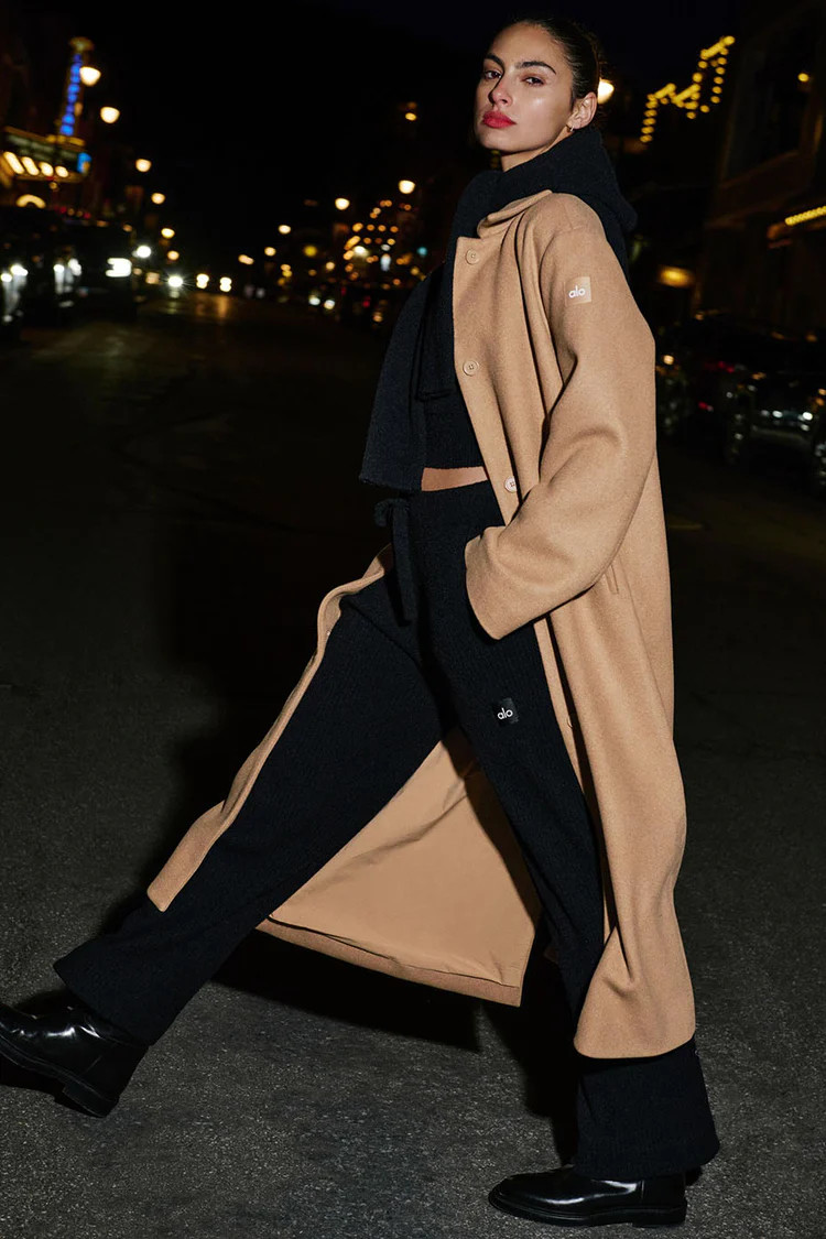 Wool Metro Long Coat | Alo Yoga (US)