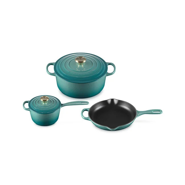 Signature Enameled Cast Iron 5-Piece Cookware Set | Le Creuset