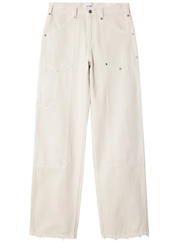 mid-rise straight-leg jeans | Farfetch Global