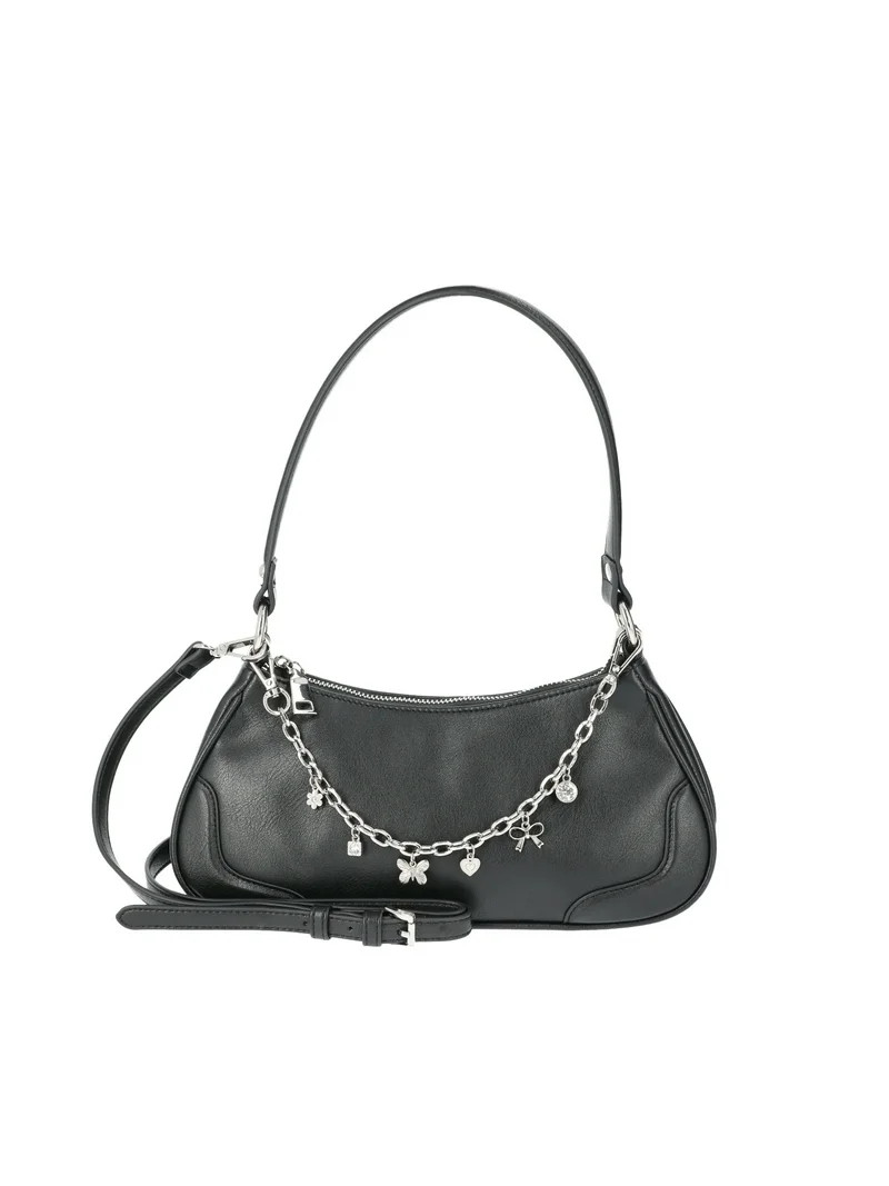 No Boundaries Bolso de Hombro de Moda Encanto Femenino Negro, Mujer | Walmart (US)