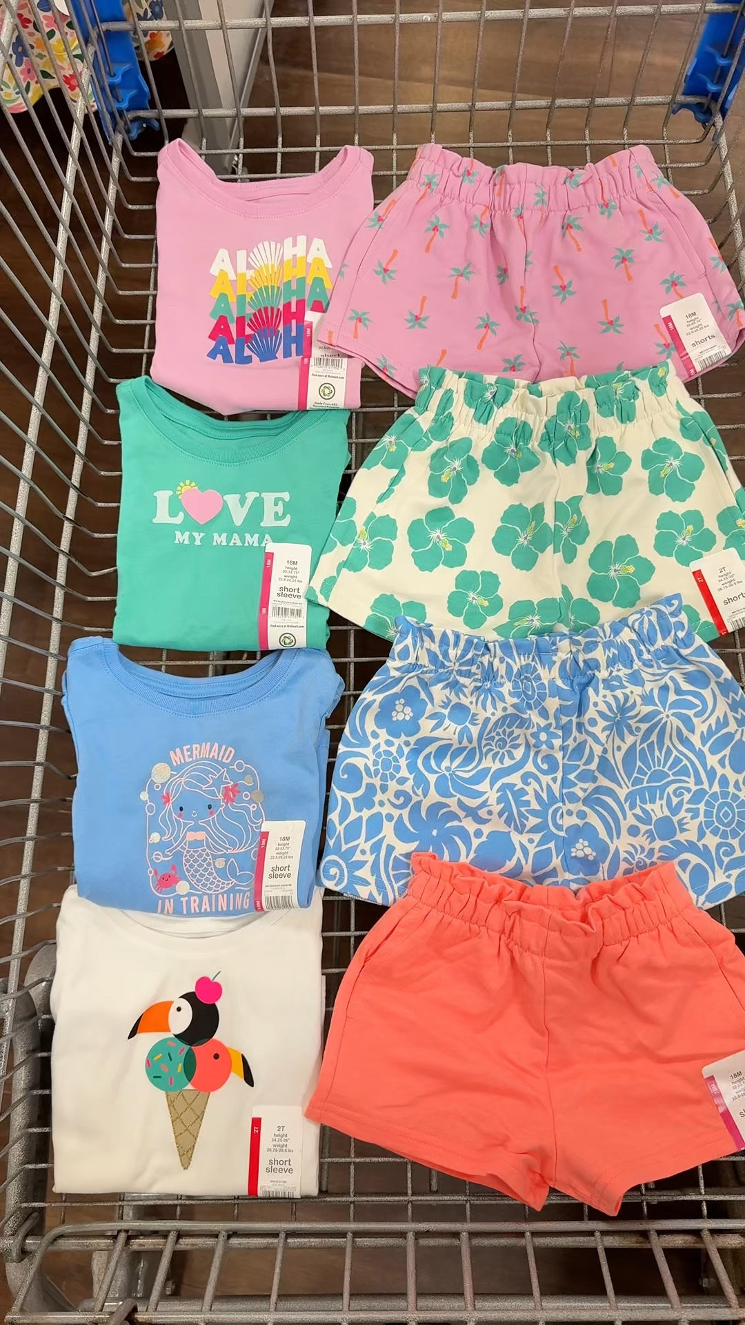 NEW Little girls mix and match summer tees and shorts 😍 less than $10 for each outfit!
- 

#walmart #walmartfind #walmartmom #girlfashion #girlstyle #springclothing #kidsfashion #kidstyle #girlmom #toddlergirlfashion #toddlergirlstyle

#LTKKids #LTKootd #LTKBaby