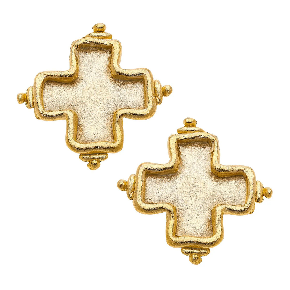 Mary Cross Studs | Susan Shaw