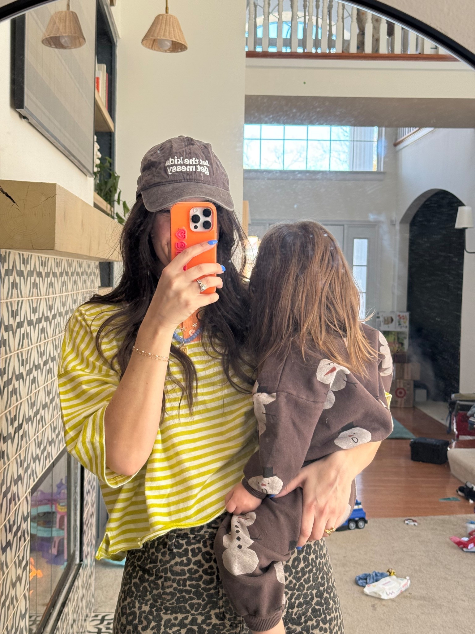 colorful print mixing momfit for the day 

#LTKmomlife #LTKootd #LTKKids