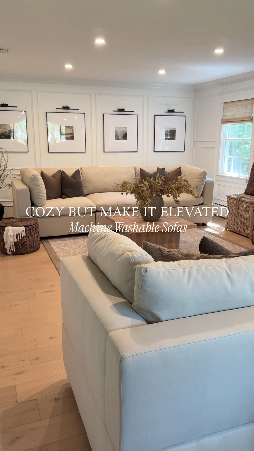 Meet our new cozy sofas from @albanyparkhome upholstered in Birch Performance Brushed Canvas — a beautiful neutral fabric that’s machine-washable. It’s stain and spill resistant, making it perfect for homes with kids and pets. 🤎

Shown in the color birch, these sofas effortlessly blend with our aesthetic. I added earth-tone textured pillows that complement this fabric which is soft yet durable. What I love most about our new sofas is the cozy, lived-in vibe they create. 
.
.
#myalbanypark #albanyparkhome #myhomemykova #albanypark #livingroom #neutraldecor #cozy #petfriendly #kidfriendly #livedin

#LTKmomlife #LTKHome #LTKKids