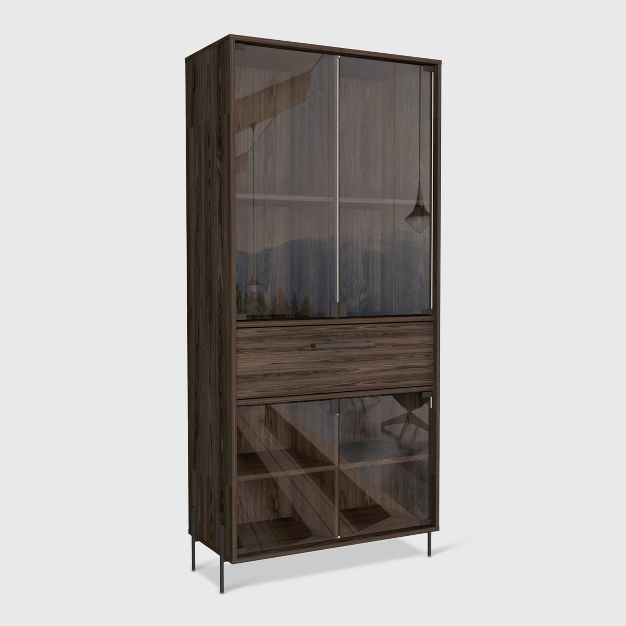 Page Pantry Cabinet Brown - RST Brands | Target