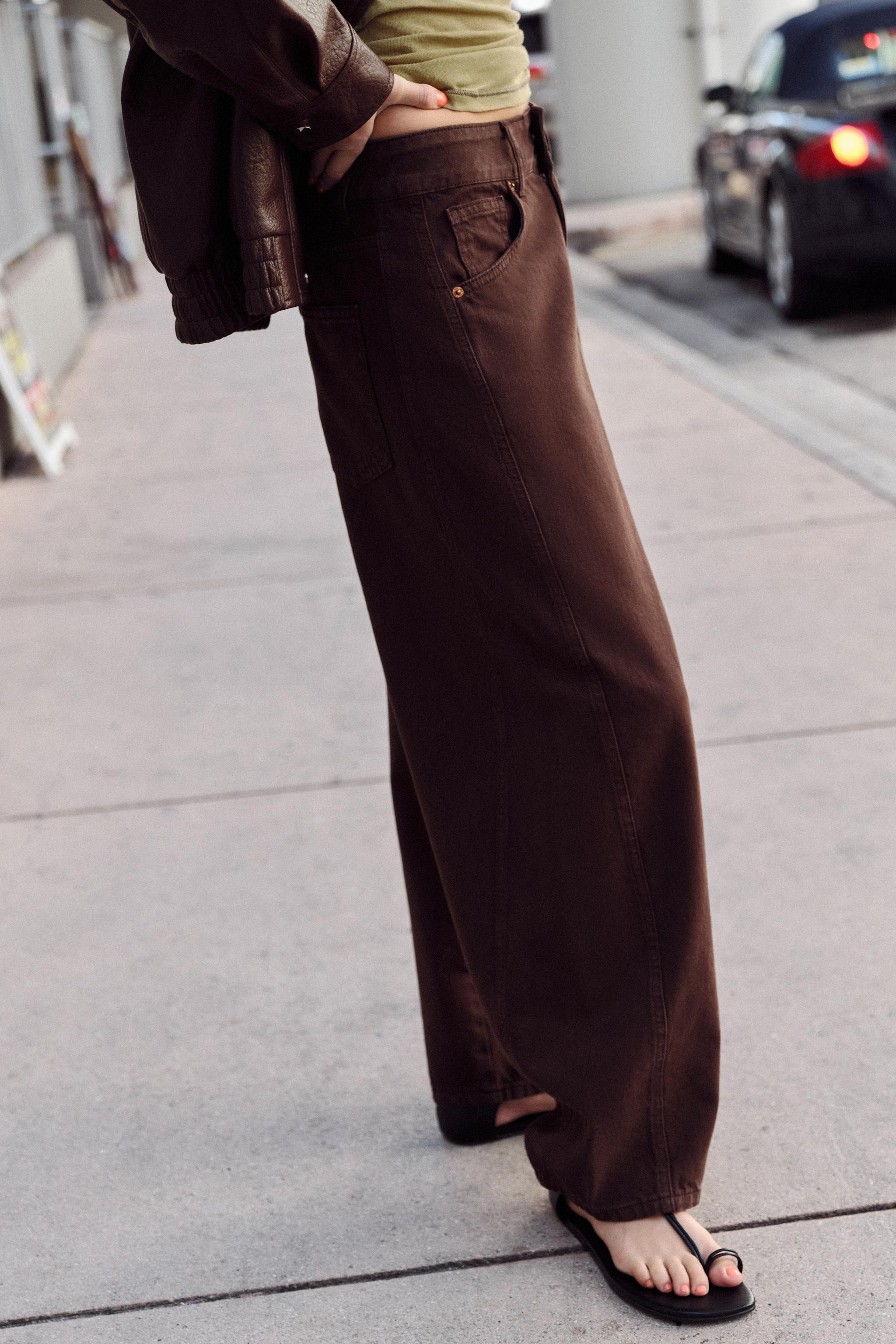 Z1975 BARREL ANKLE-LENGTH MID-WAIST JEANS | Zara AU