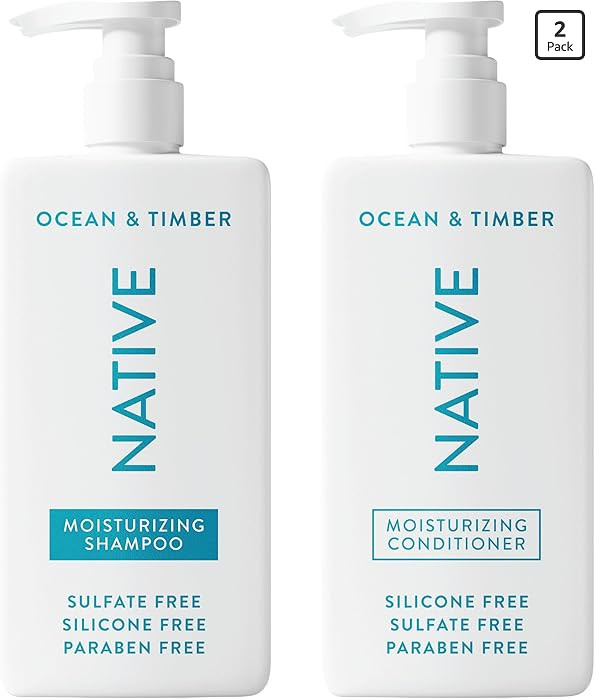 Native Ocean & Timber Shampoo and Conditioner Contain Naturally Derived Ingredients | All Hair Ty... | Amazon (US)